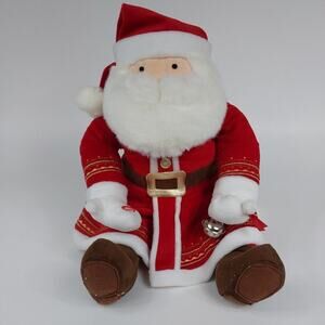 Hallmark The Polar Express 18" Talking Plush Santa With Silver Bell Works‎